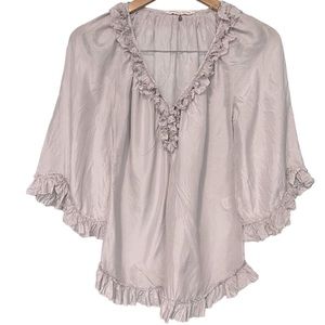 Rebecca Taylor 100% silk blouse.